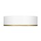 Z-Lite Arlo 4 Light Flush Mount, Matte White & Rubbed Brass 2303F4-MW-RB - alternate 6